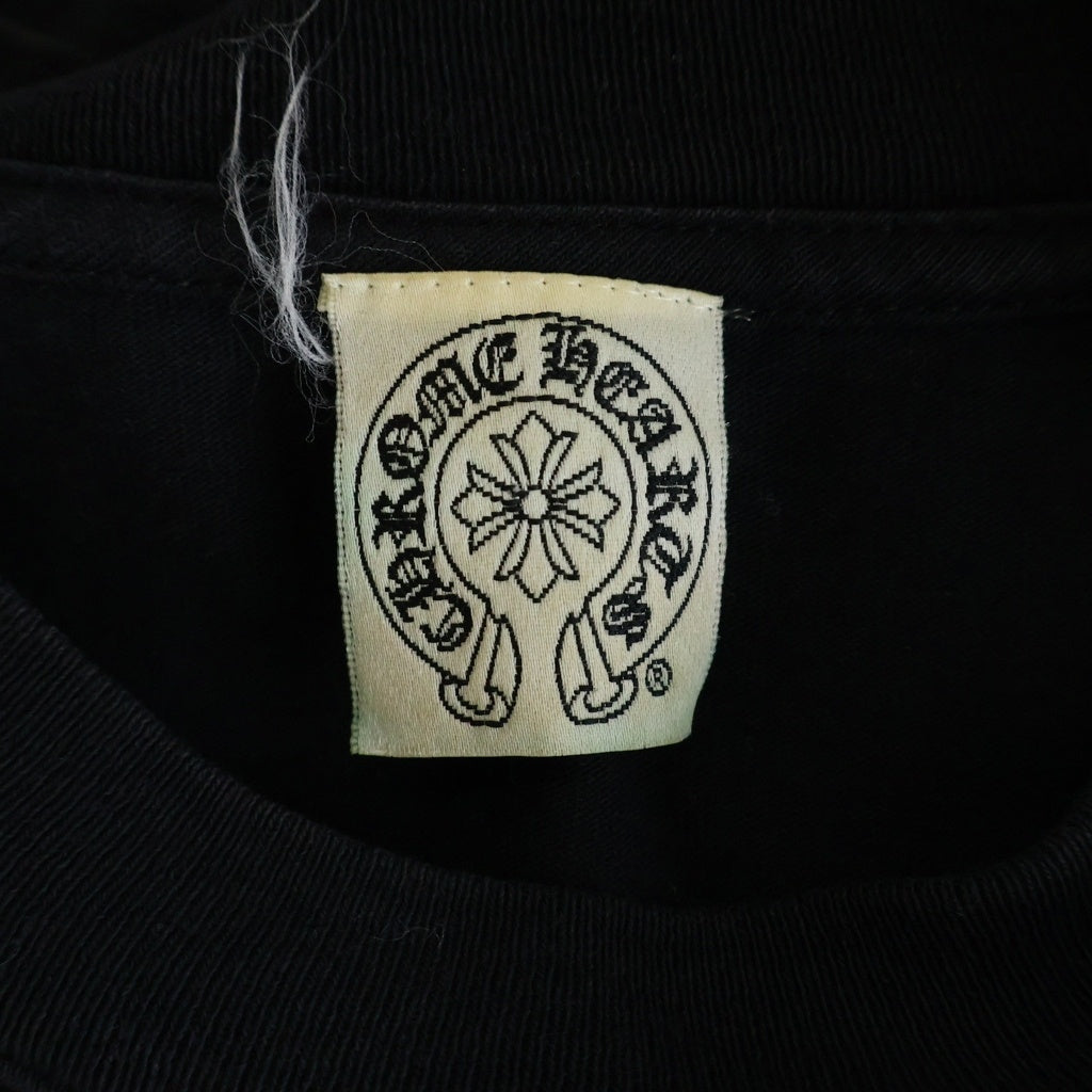 CHROME HEARTS(クロムハーツ) OLD S/S TEE オールド バックセメタリークロス ホースシュー胸ポケットプリント 半袖シャツカットソー