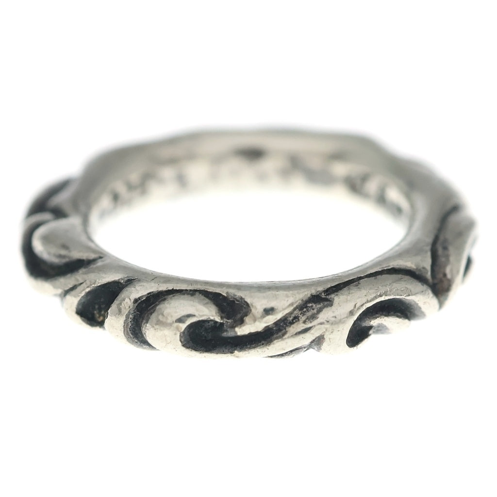 CHROME HEARTS(クロムハーツ) SCRL BAND スクロールバンド リング シルバー BCA351