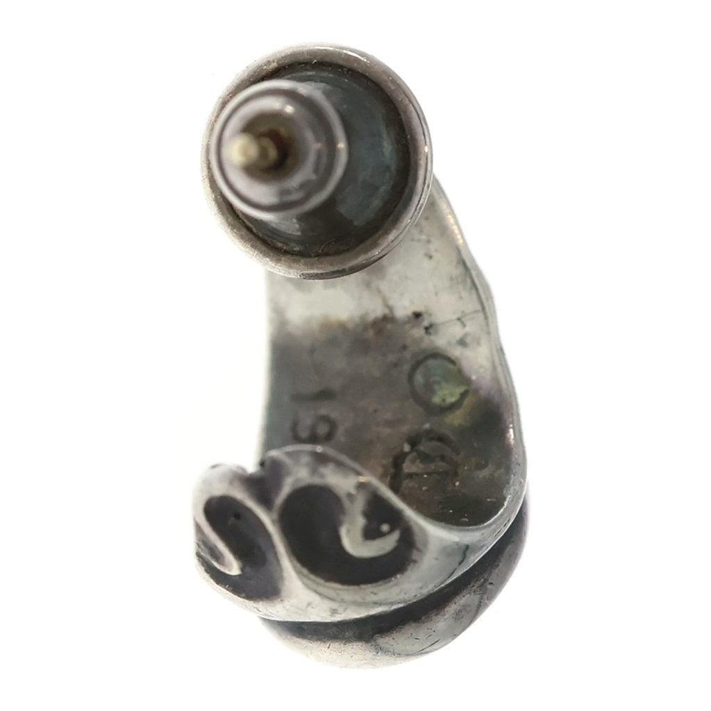 CHROME HEARTS(クロムハーツ) CARVED TEARDROP カーブドティアドロップ ピアス シルバー BCA091