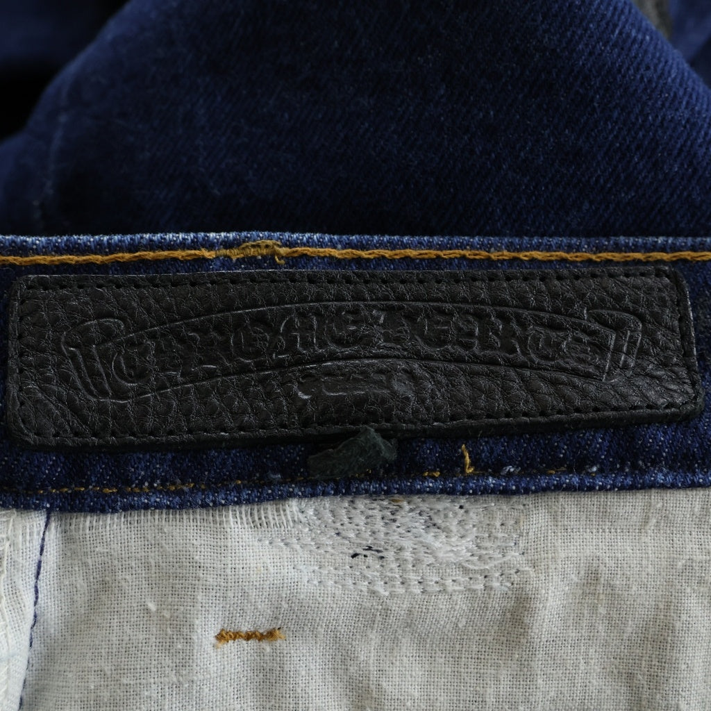 CHROME HEARTS(クロムハーツ) U VNTG JEAN BLU ORNG TAB クロスパッチウォッシュド517デニムパンツ