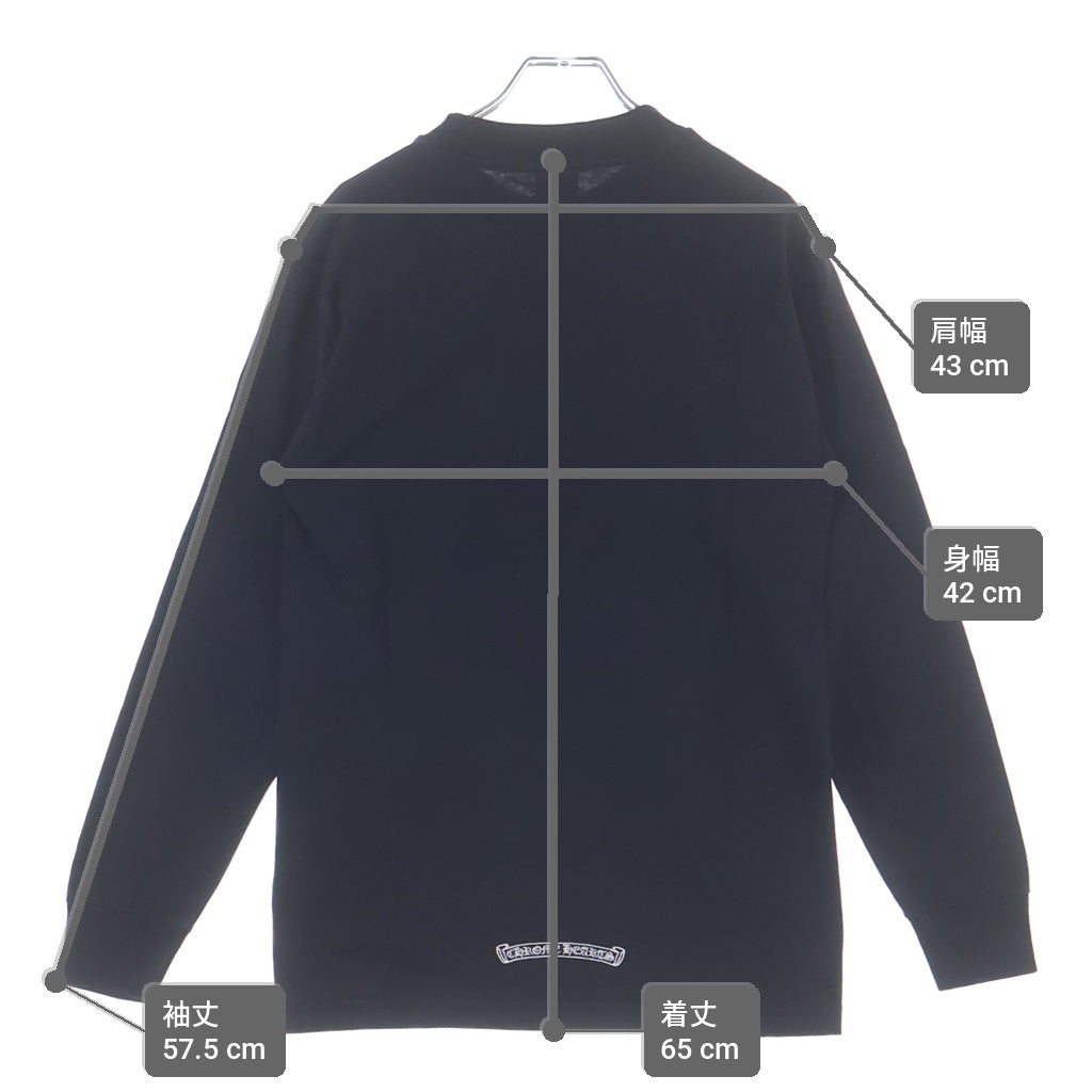 CHROME HEARTS(クロムハーツ) OLD L/S TEE オールド CHプラス刺繍プリント 長袖Tシャツカットソー