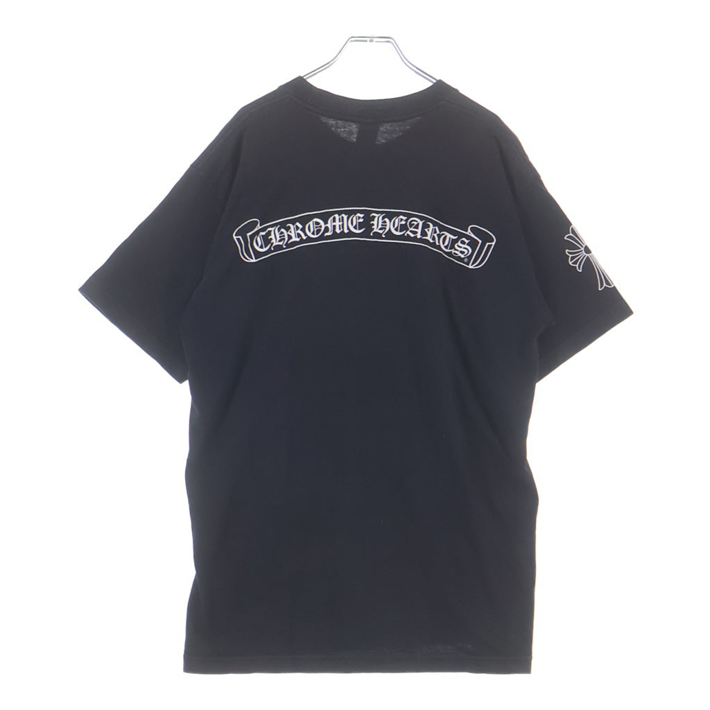 CHROME HEARTS(クロムハーツ) OLD S/S TEE バックスクロールラベルプリント 半袖Tシャツカットソー