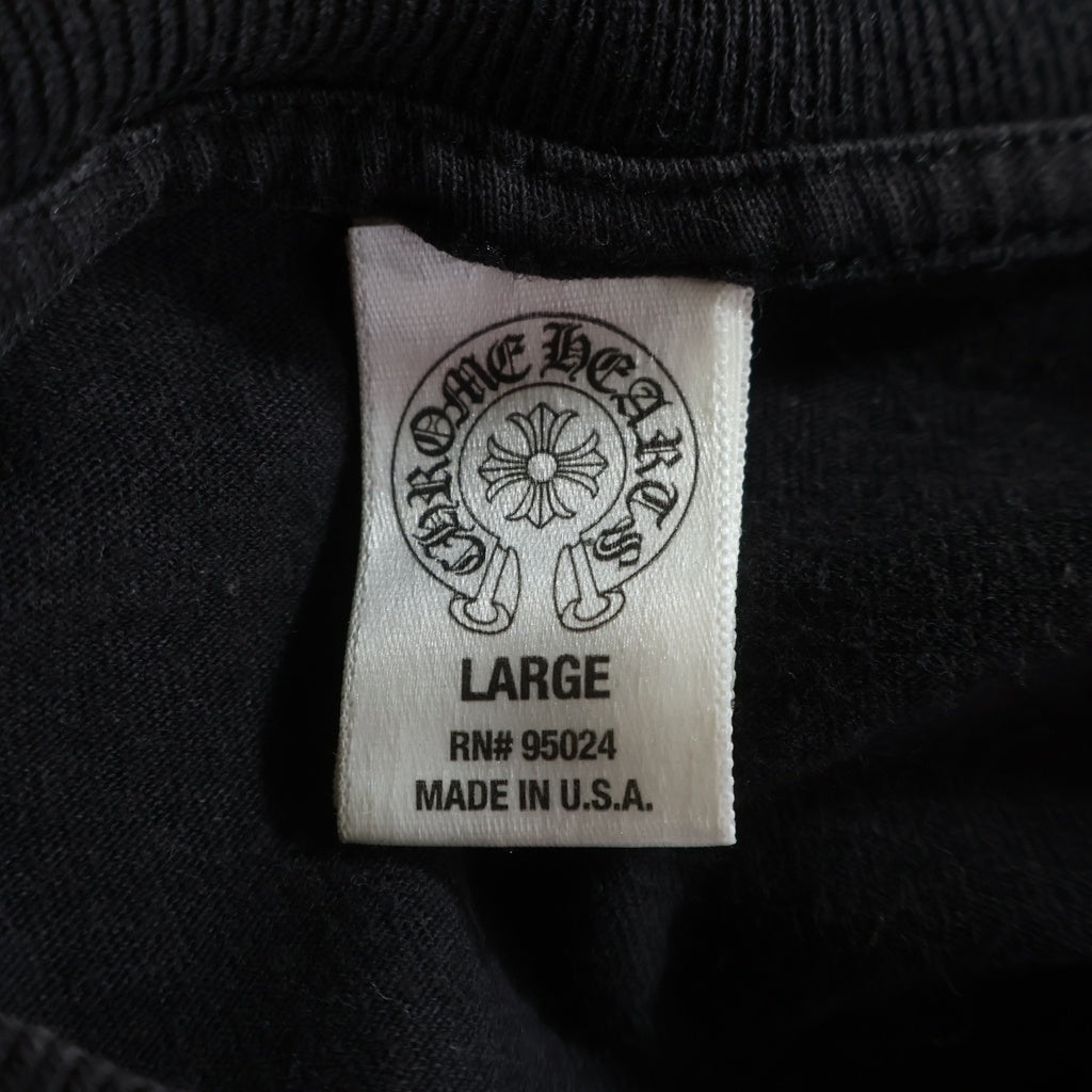 クロムハーツ　スクロールラベルプリント　oldタイプ CHROME HEARTS(クロムハーツ) OLD S/S TEE バックスクロールラベル