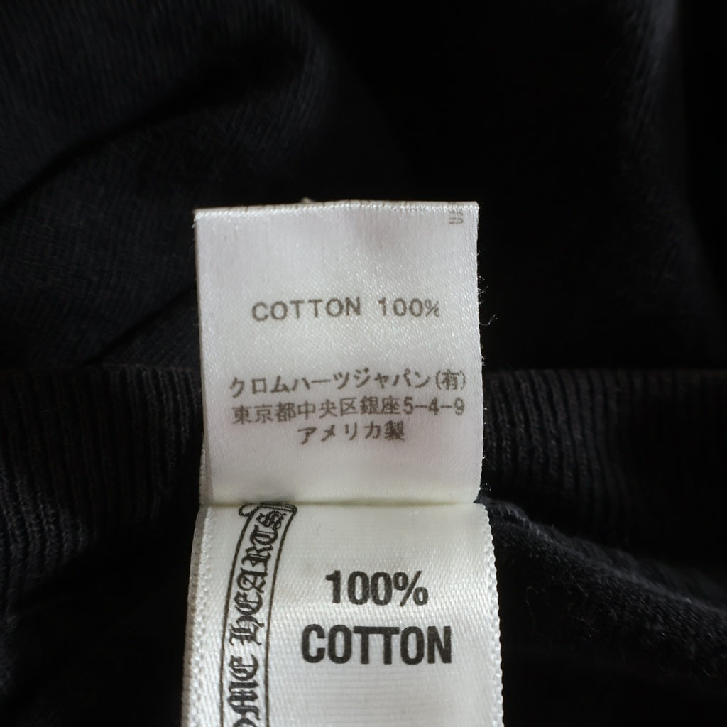 クロムハーツ　スクロールラベルプリント　oldタイプ CHROME HEARTS(クロムハーツ) OLD S/S TEE バックスクロールラベル