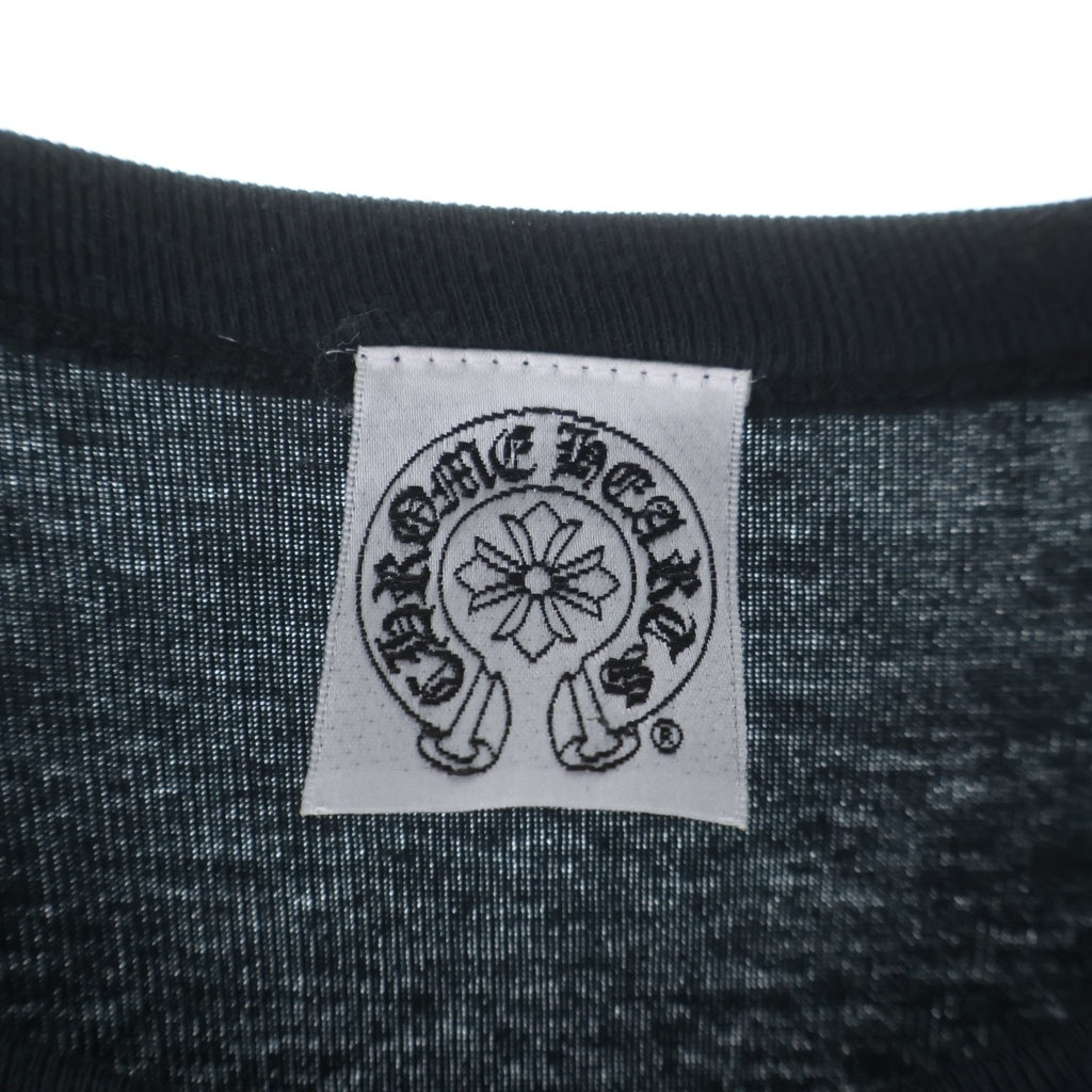 オールド クロムハーツ ヴァインダガー ヘンリーネック Lサイズ★Tシャツ CHROME HEARTS(クロムハーツ) OLD L/S TEE オールド ヴァインダガー