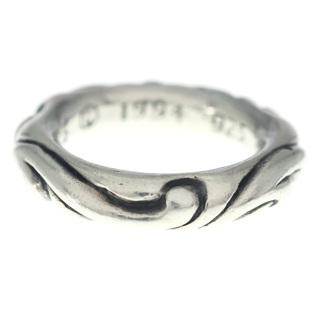 CHROME HEARTS(クロムハーツ) SCRL BAND スクロールバンド リング シルバー BCA351