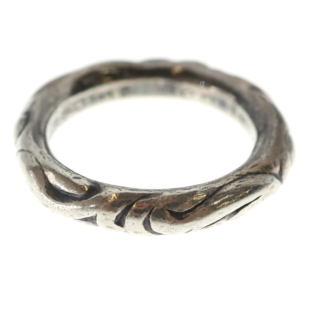 CHROME HEARTS(クロムハーツ) SCRL BAND スクロールバンド リング シルバー BCA351