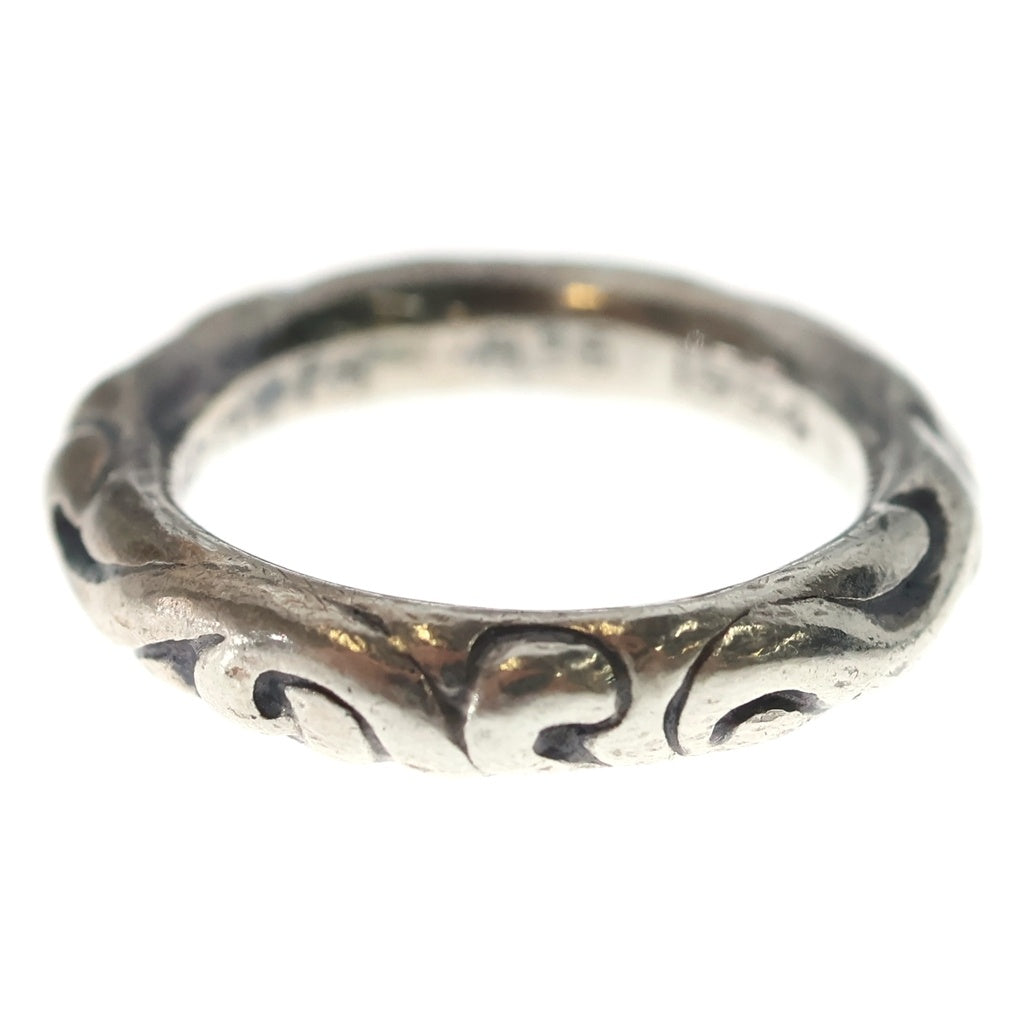 CHROME HEARTS(クロムハーツ) SCRL BAND スクロールバンド リング シルバー BCA351