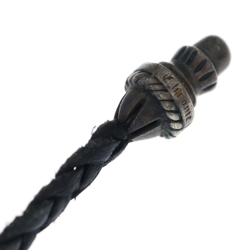 CHROME HEARTS(クロムハーツ) CH CRS SMLスモールCHクロス BC ボロチップブレイド ネックレス シルバー BCA220