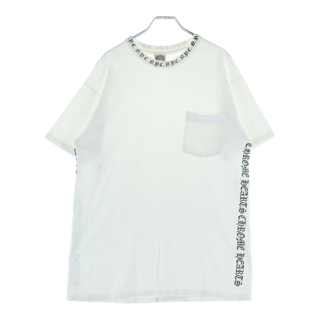 CHROME HEARTS(クロムハーツ) OLD S/S TEE NYC限定ネックロゴ 半袖Tシャツカットソー