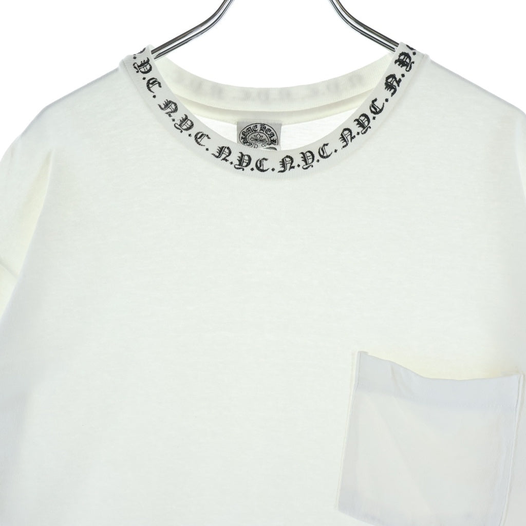 CHROME HEARTS(クロムハーツ) OLD S/S TEE NYC限定ネックロゴ 半袖Tシャツカットソー