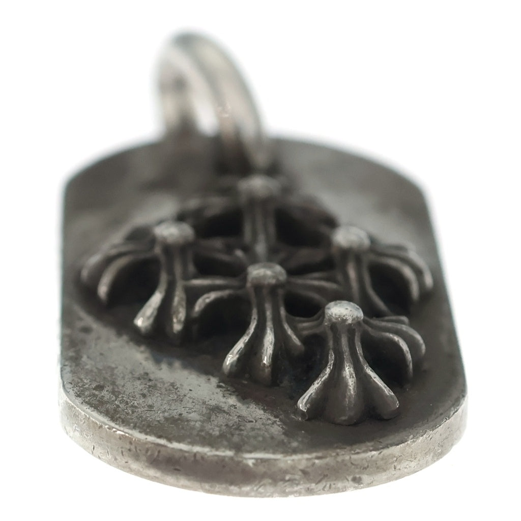CHROME HEARTS(クロムハーツ) RAISED DOGTAG レイズドドッグタグ チャーム ネックレストップ シルバー