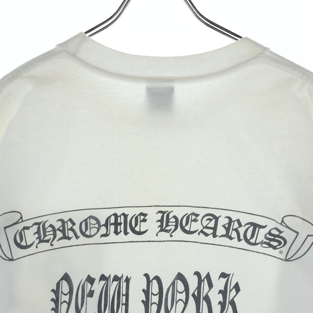 CHROME HEARTS(クロムハーツ) OLD S/S TEE NYC限定 スクロールラベルプリント 半袖Tシャツカットソー