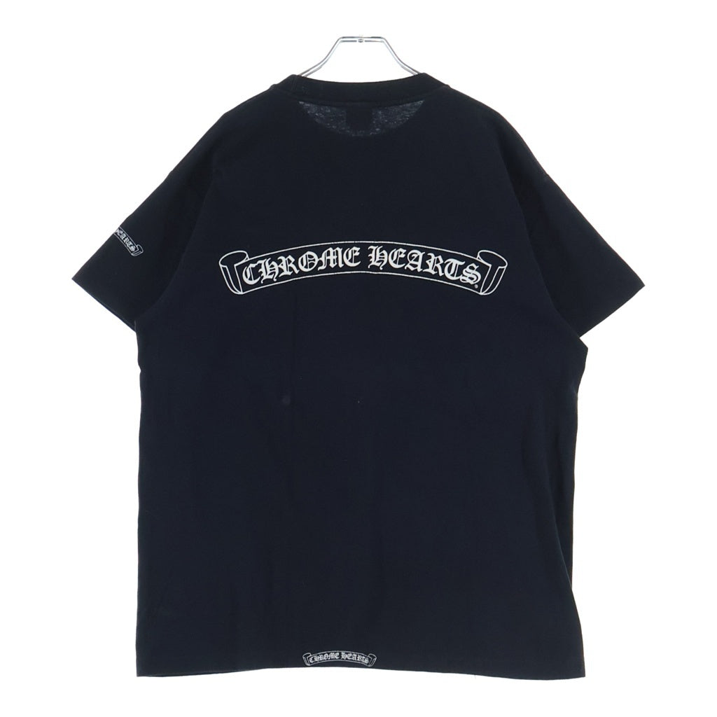 CHROME HEARTS(クロムハーツ) OLD S/S TEE オールド ネックロゴ バックスクロールラベルプリント 半袖Tシャツカットソー