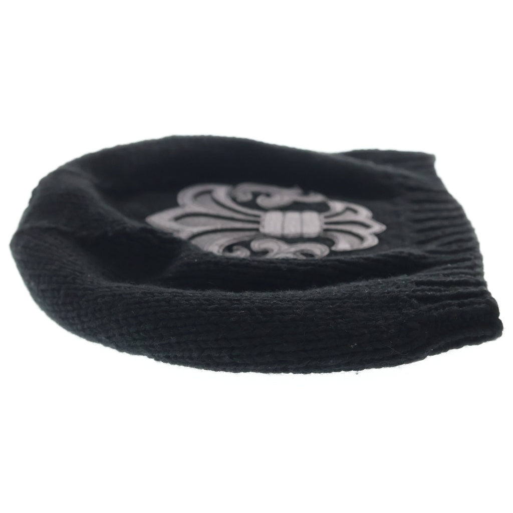 CHROME HEARTS(クロムハーツ) BS FLARE BEANIE BSフレアパッチ付きカシミヤビーニー帽子