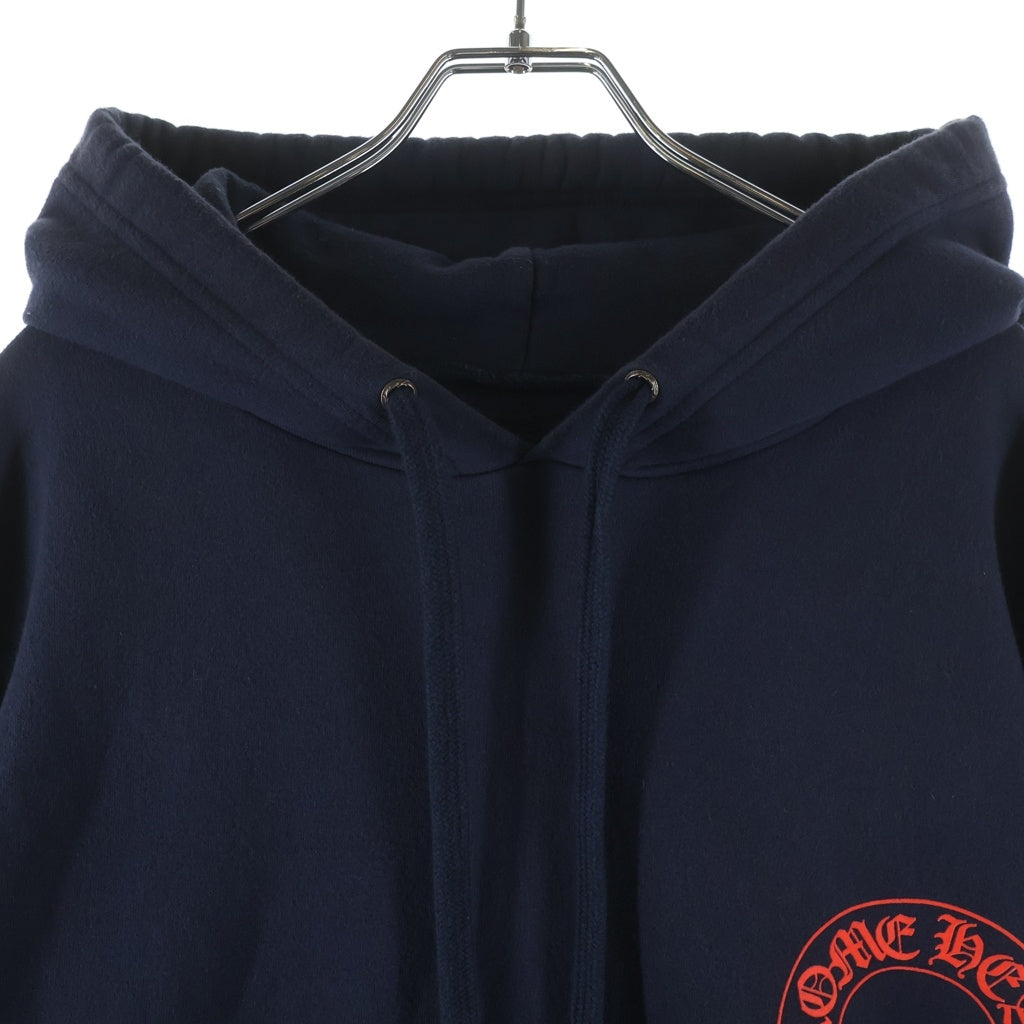CHROME HEARTS(クロムハーツ) SWTSHRT PLVR 袖フローラルバックホースシュープリントパーカー