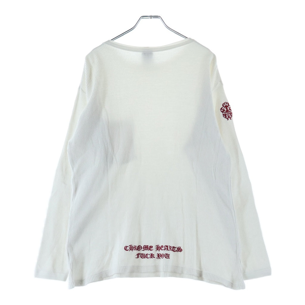 CHROME HEARTS(クロムハーツ) OLD オールド ヴァインダガー刺繍 サーマル 長袖Tシャツ