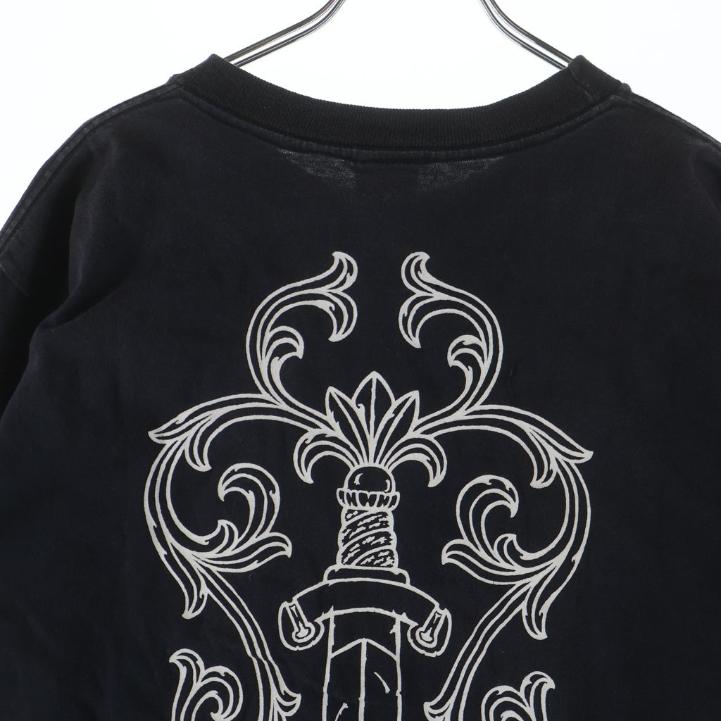 CHROME HEARTS(クロムハーツ) OLD S/S TEE オールド マックスフィールド バックダガープリント半袖Tシャツカットソー