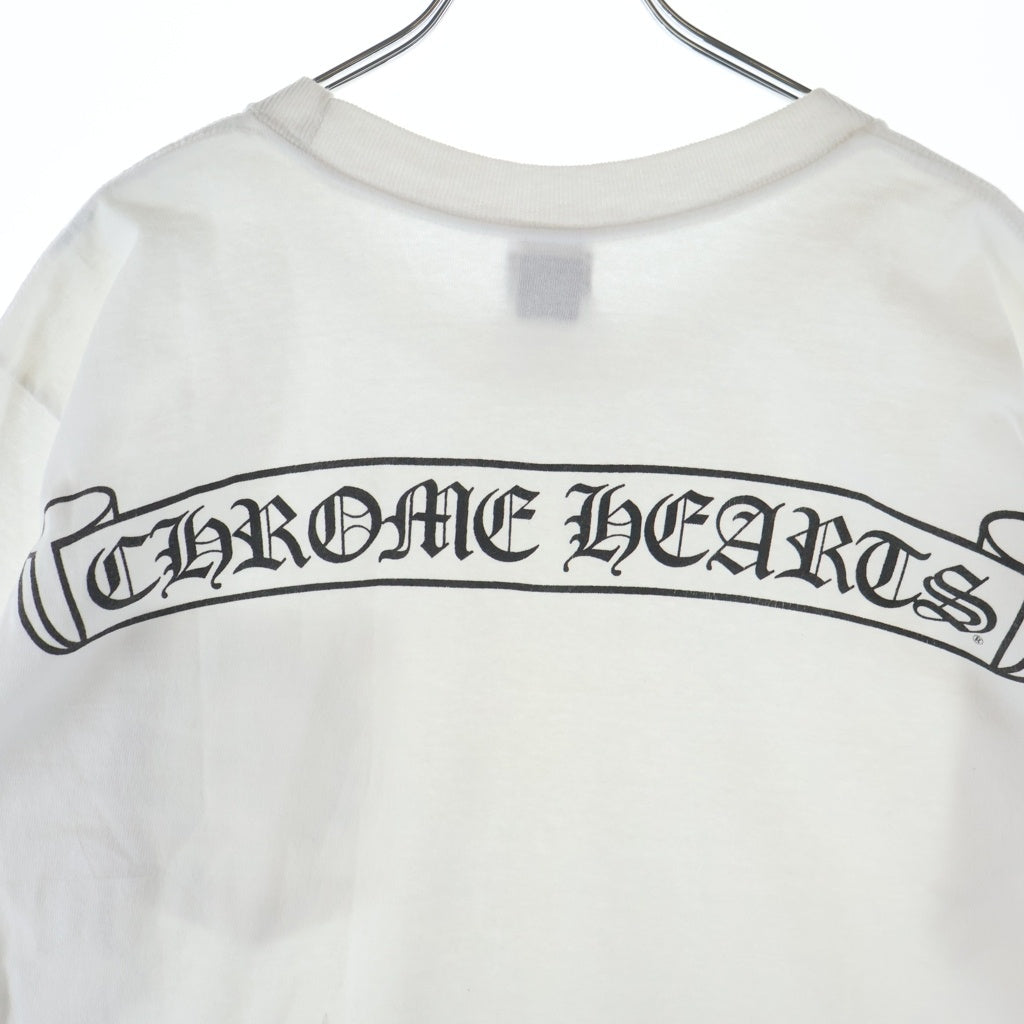 CHROME HEARTS(クロムハーツ) OLD バックスクロールラベルスタープリント 半袖ポケットTシャツカットソー
