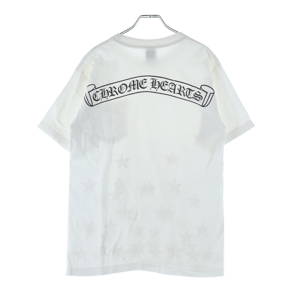 CHROME HEARTS(クロムハーツ) OLD バックスクロールラベルスタープリント 半袖ポケットTシャツカットソー