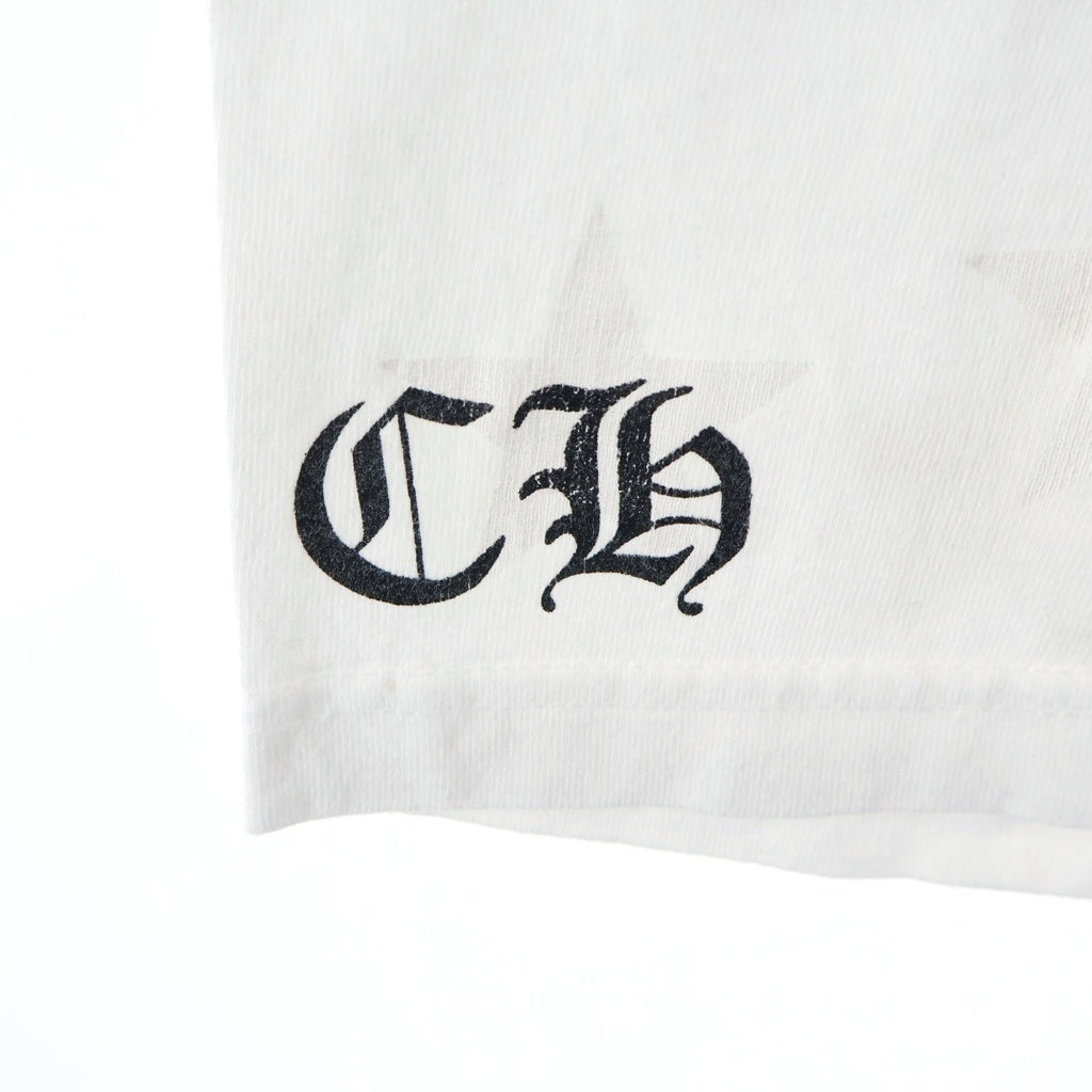 CHROME HEARTS(クロムハーツ) OLD バックスクロールラベルスタープリント 半袖ポケットTシャツカットソー