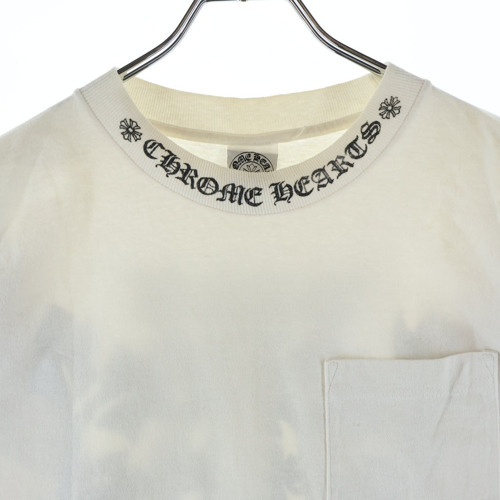 CHROME HEARTS(クロムハーツ) OLD ネックロゴ バックヴァインダガープリント 長袖Tシャツカットソー