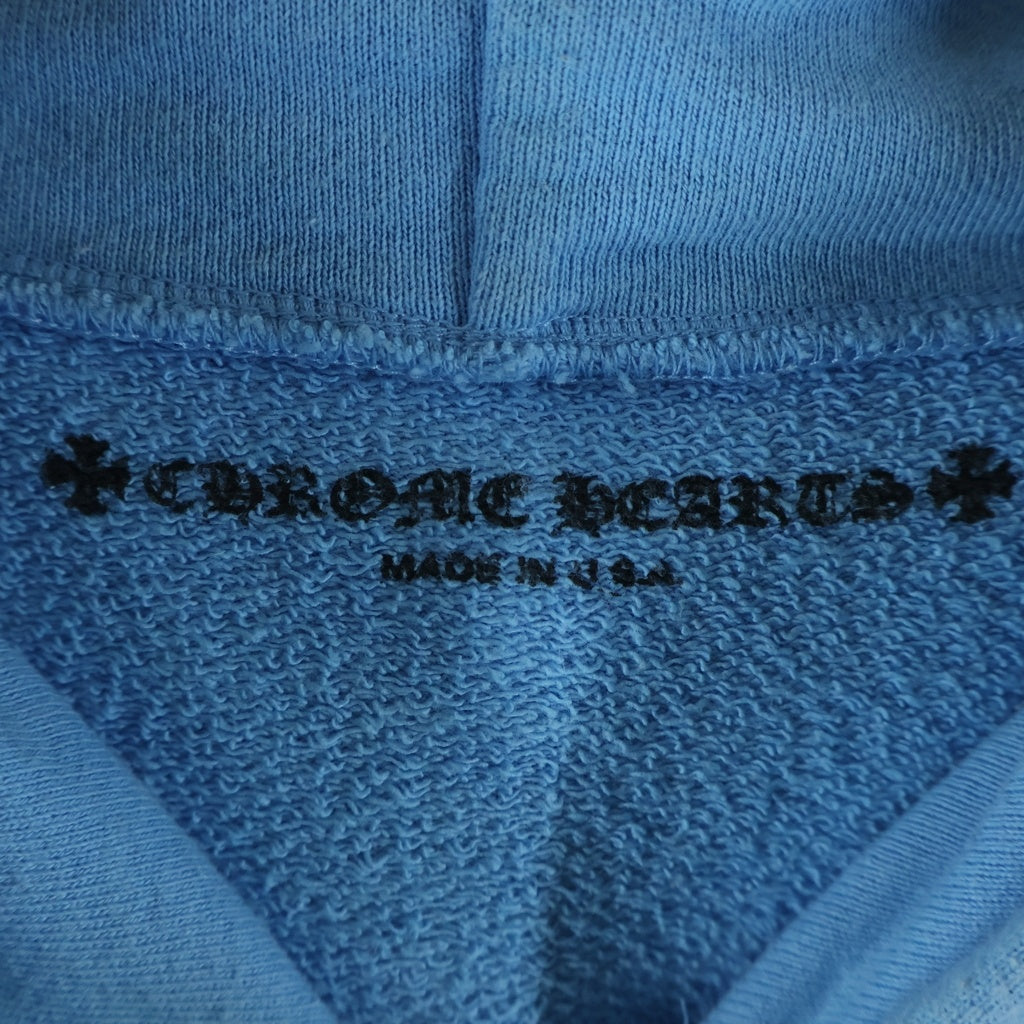 CHROME HEARTS(クロムハーツ) 24SS ×MATTY BOY BRAIN NEW PULLOVER HOODIE マッティボーイ ブレインニュー プリントフーディー プルオーバーパーカー ブルー