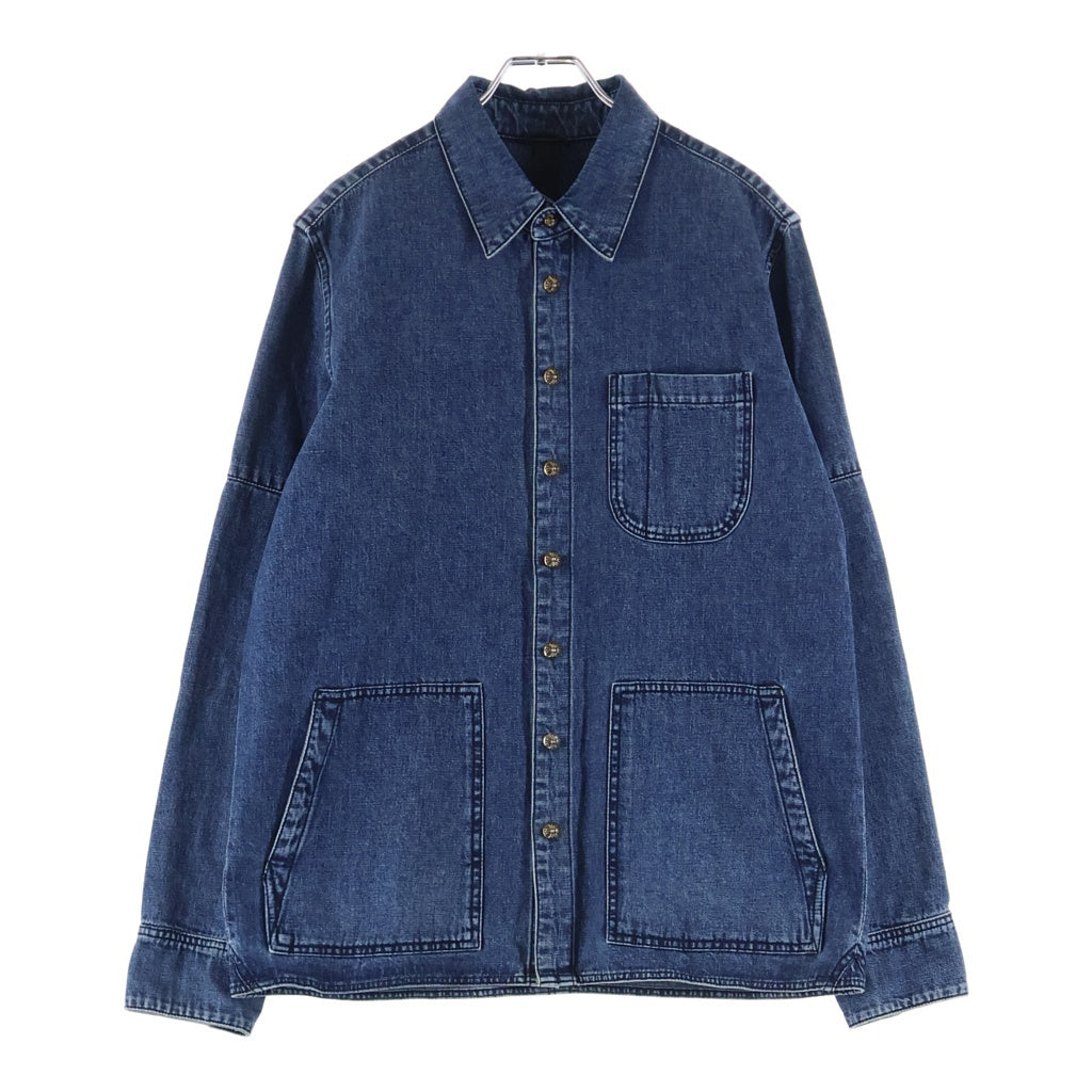 CHROME HEARTS(クロムハーツ) LAST BITE クロスボールボタンデニム長袖シャツ インディゴ