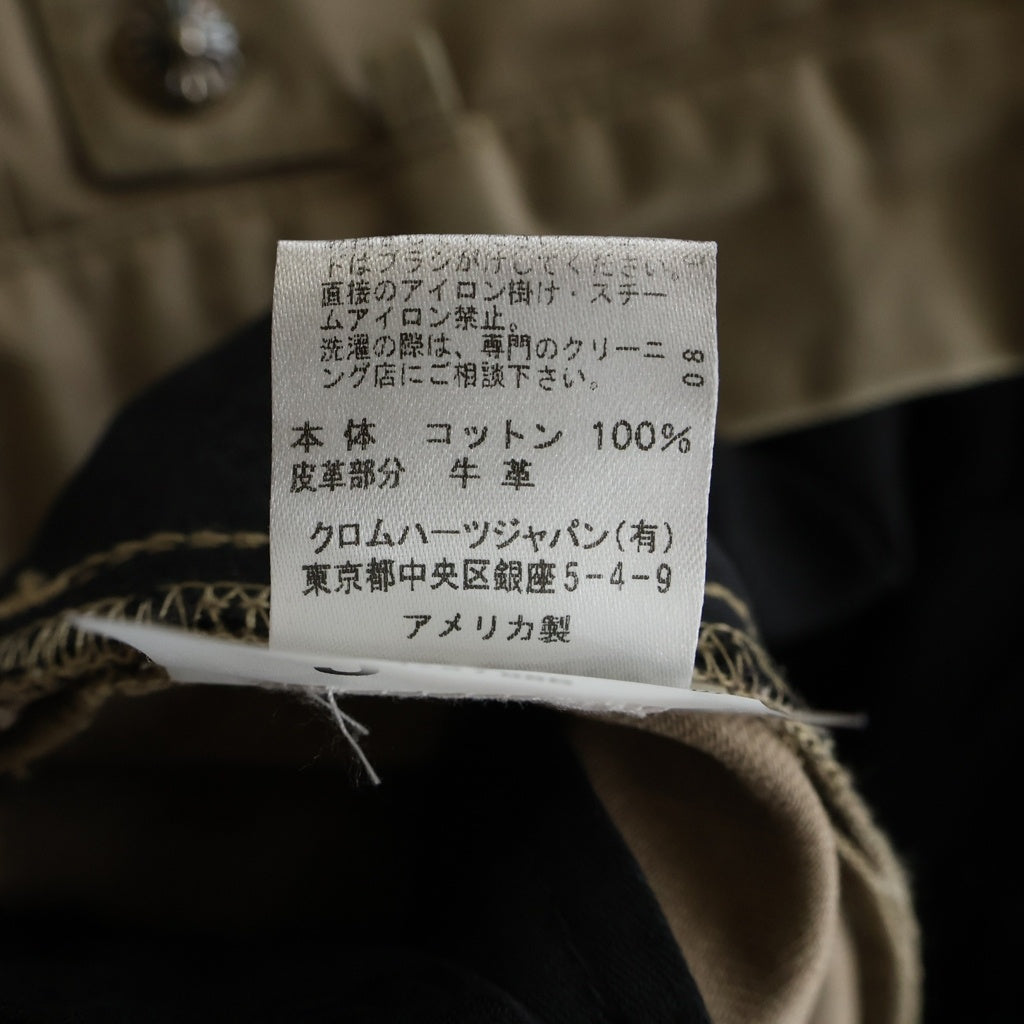 CHROME HEARTS(クロムハーツ) CHINOS クロスボールボタン レザー切替