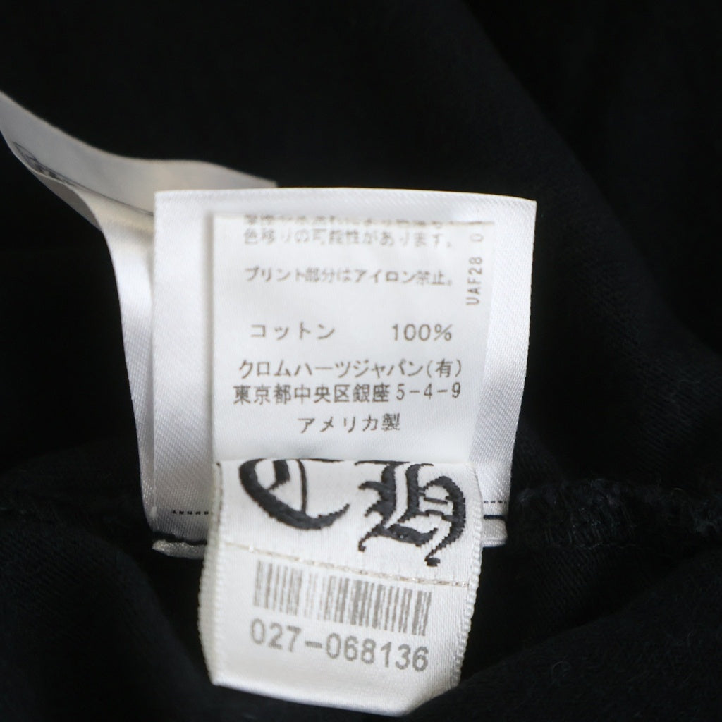CHROME HEARTS(クロムハーツ) ×MATTY BOY USA マッティボーイ チョンパー刺繍 USA アーチロゴ 半袖Tシャツ カットソー ブラック/ピンク
