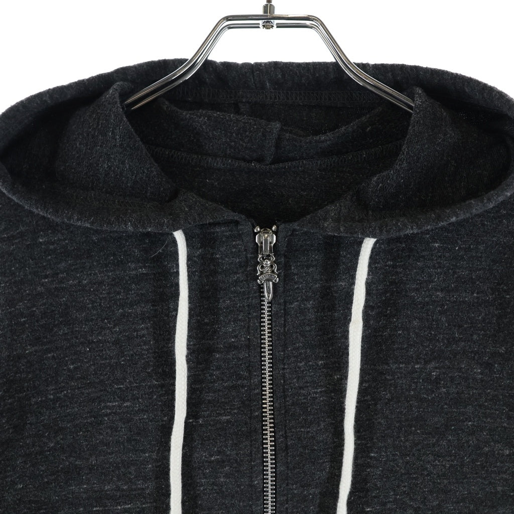 CHROME HEARTS(クロムハーツ) SWTSHRT HD ZIP BSフレアプリント ジップアップパーカー レディース