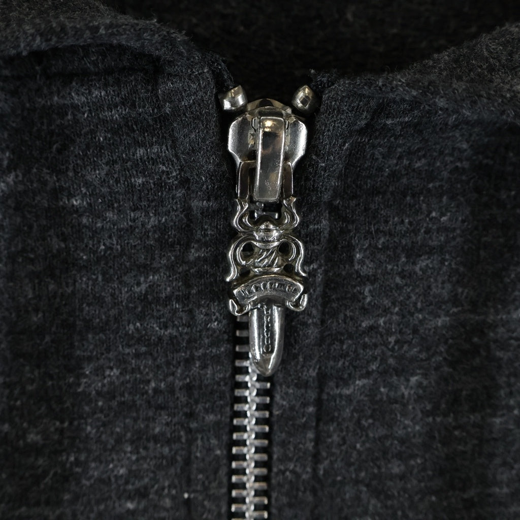 CHROME HEARTS(クロムハーツ) SWTSHRT HD ZIP BSフレアプリント ジップアップパーカー レディース
