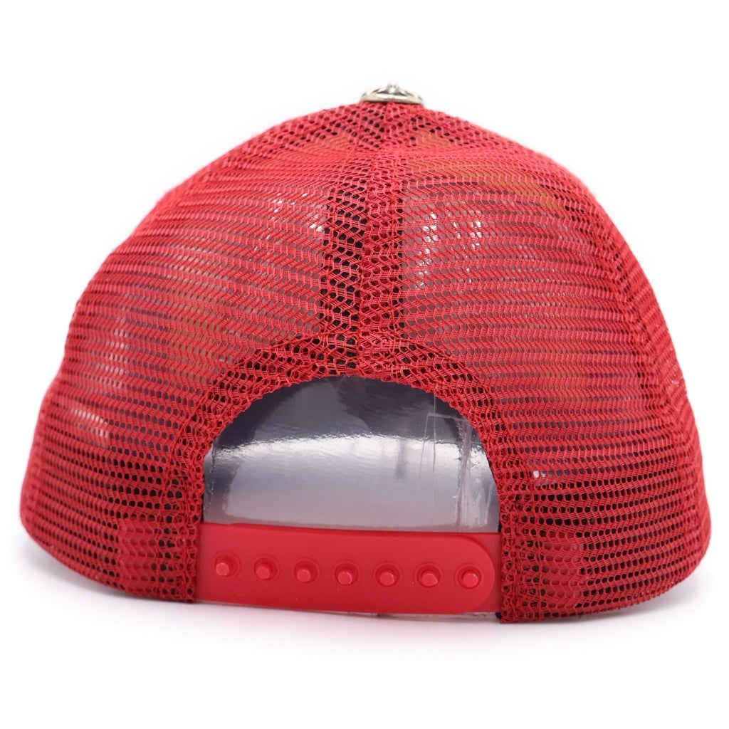 CHROME HEARTS(クロムハーツ) TRUCKER CAP トリコロールカラー トラッカーキャップ FUCKパッチクロスボール付メッシュキャップ
