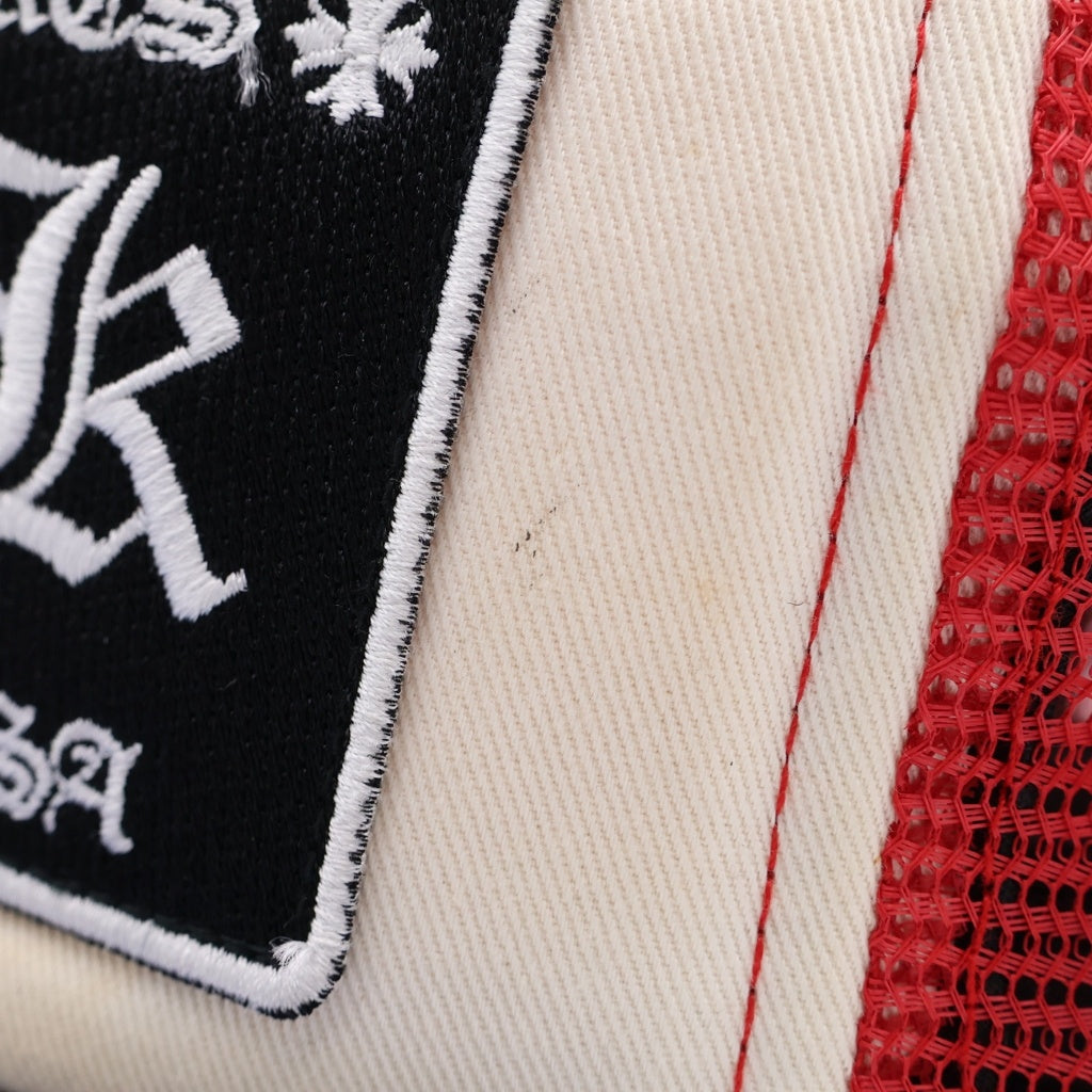 CHROME HEARTS(クロムハーツ) TRUCKER CAP トリコロールカラー トラッカーキャップ FUCKパッチクロスボール付メッシュキャップ