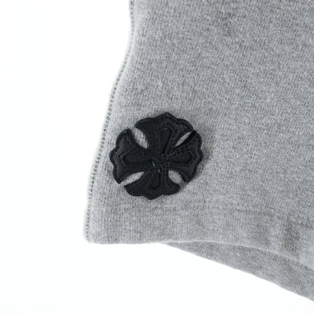 CHROME HEARTS(クロムハーツ) Y NOT CHプラスレザーパッチ付き スウェットハーフパンツ