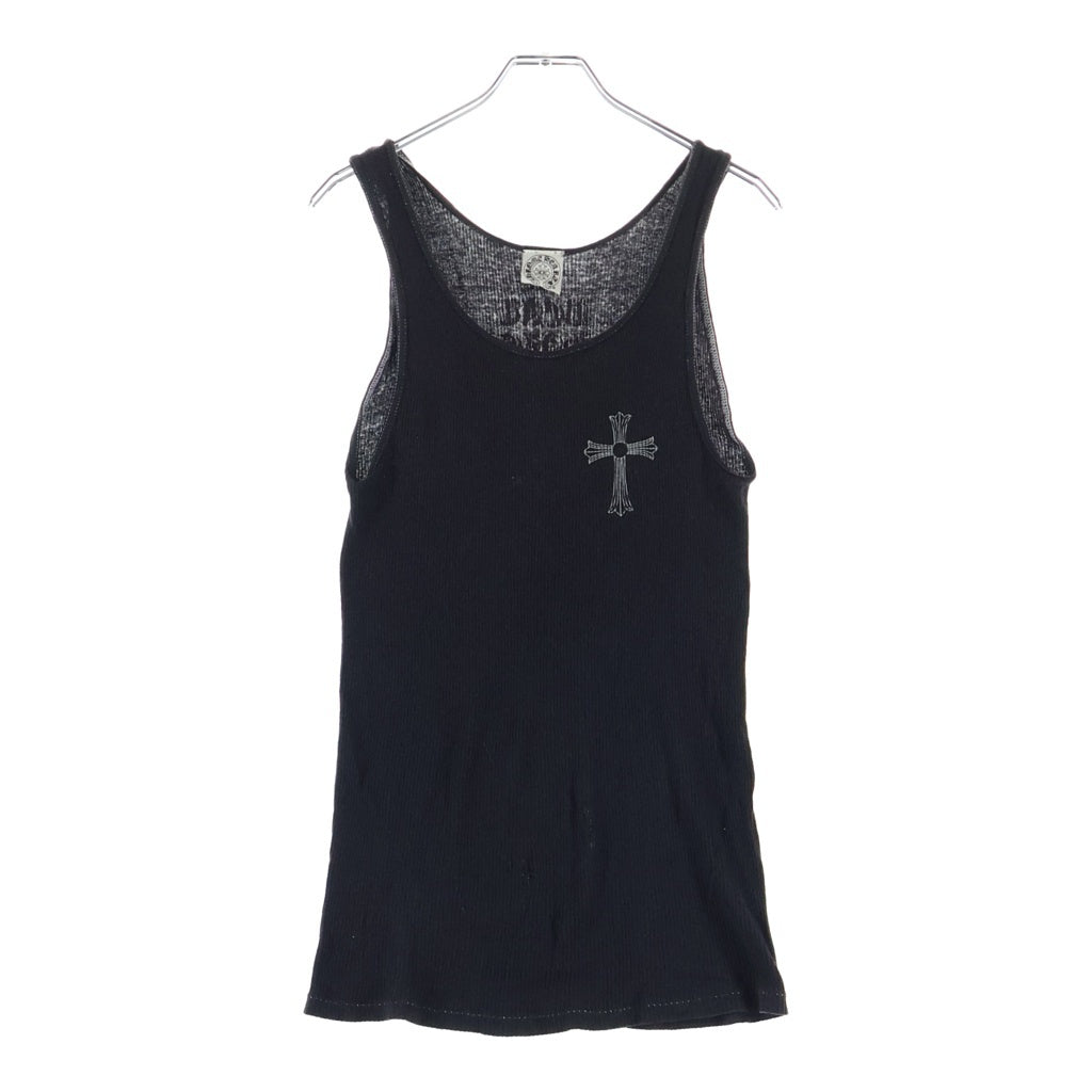 CHROME HEARTS(クロムハーツ) ×KYOSUKE HIMURO OLD Beat Haze Odyssey ×氷室京介 オールド 胸クロスプリント タンクトップ ブラック