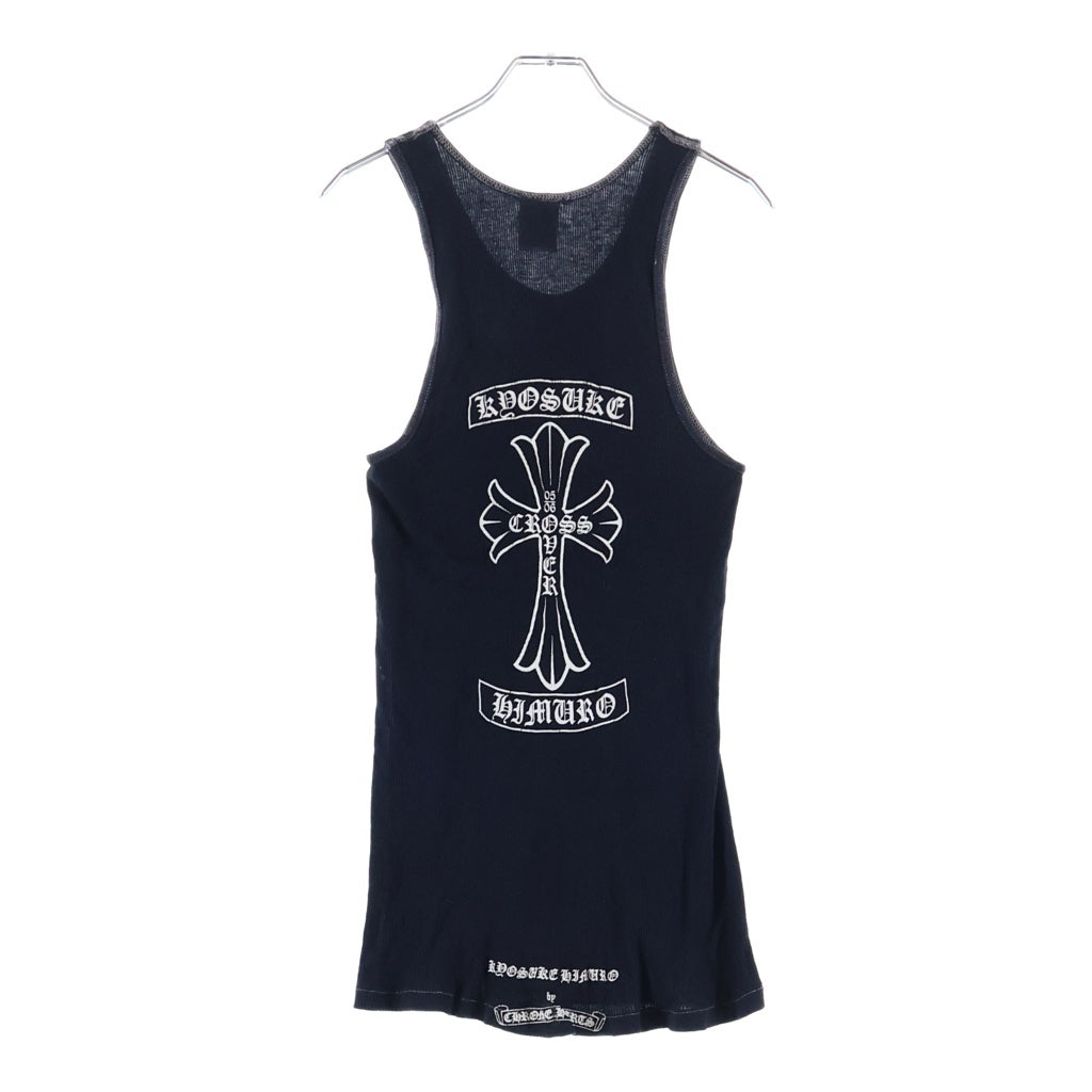 CHROME HEARTS(クロムハーツ) × KYOSUKE HIMURO 氷室京介 15th Anniversary Special LIVE プリントリブタンクトップ ノースリーブ ブラック