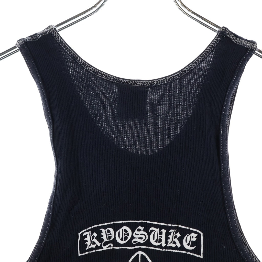 CHROME HEARTS(クロムハーツ) × KYOSUKE HIMURO 氷室京介 15th Anniversary Special LIVE プリントリブタンクトップ ノースリーブ ブラック