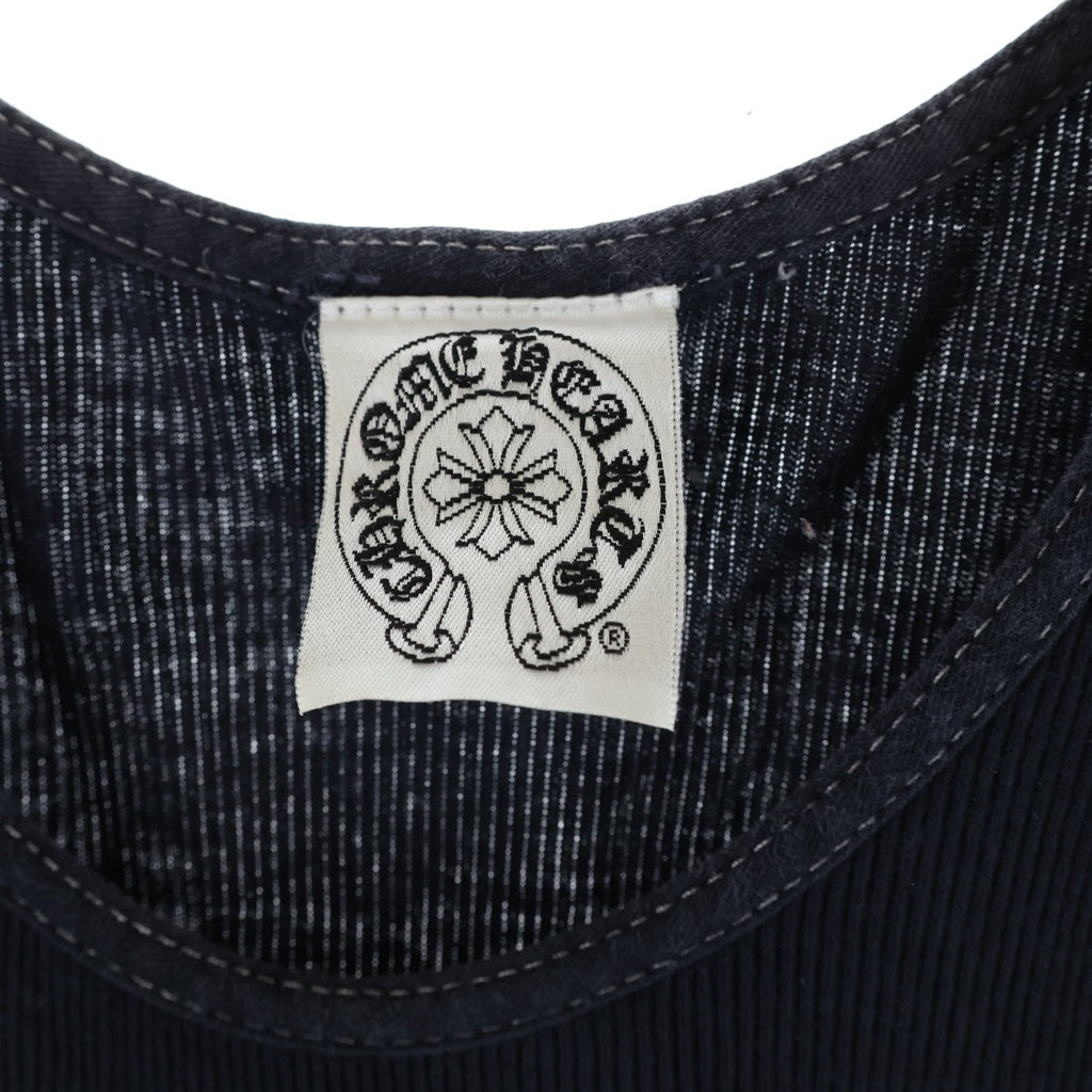 CHROME HEARTS(クロムハーツ) × KYOSUKE HIMURO 氷室京介 15th Anniversary Special LIVE プリントリブタンクトップ ノースリーブ ブラック
