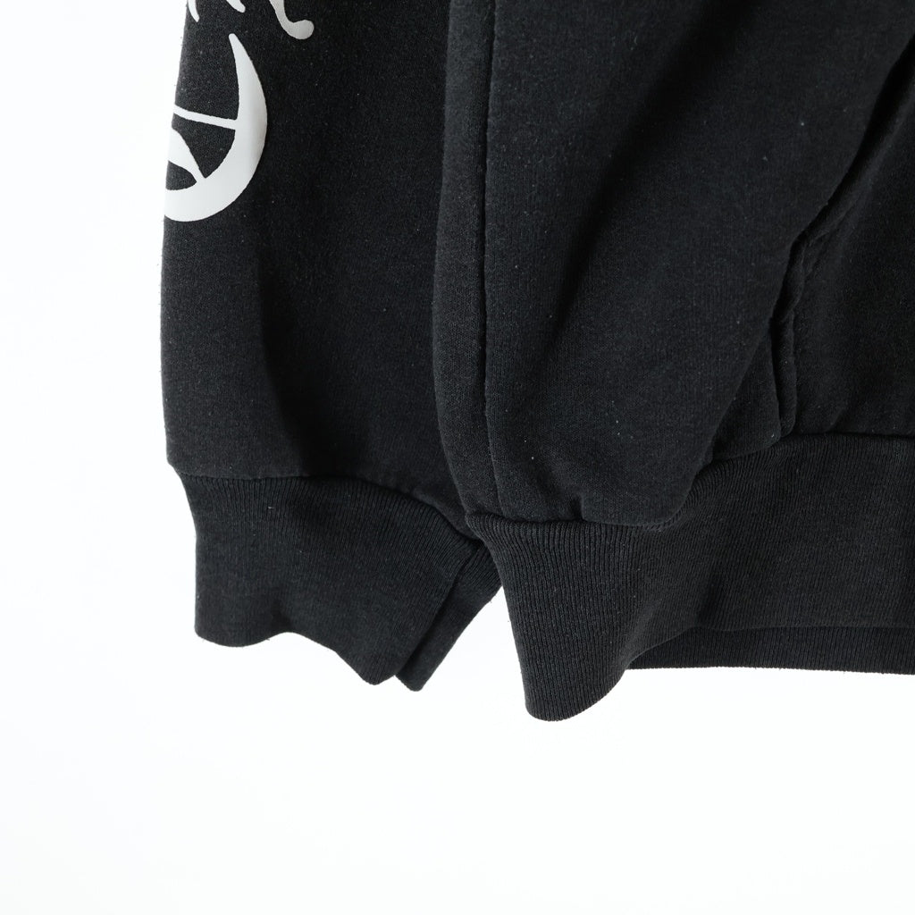 CHROME HEARTS(クロムハーツ) OLD SWTSHRT HD ZIP オールド アームロゴプリント 裏地サーマル ジップアップパーカー