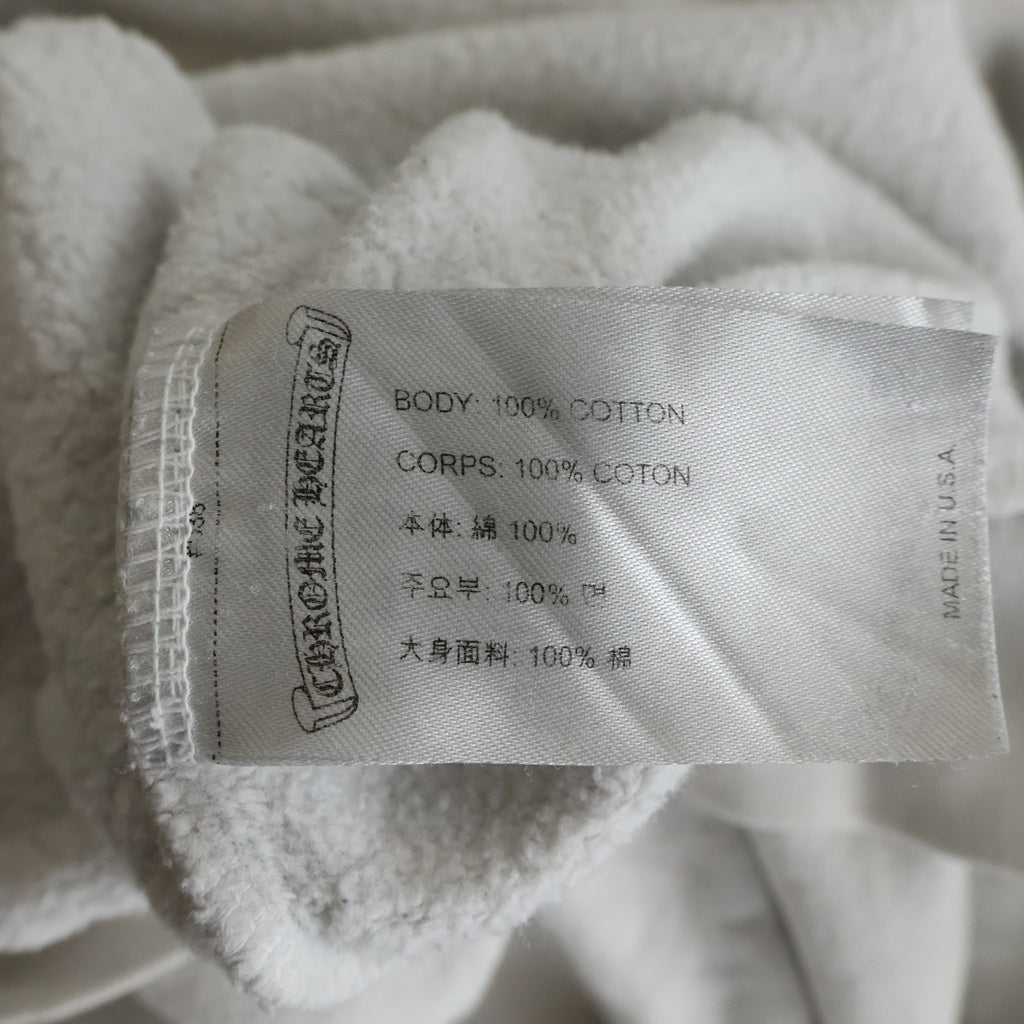 CHROME HEARTS(クロムハーツ) Vine Dagger SWTSHRT ヴァインダガー アームフローラル クルーネックスウェットシャツ ホワイト