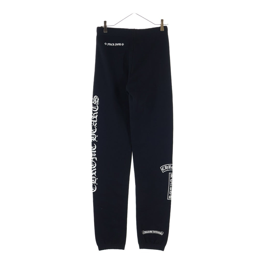 CHROME HEARTS(クロムハーツ) SWEAT PANTS T BAR ロゴプリントスウェットロングパンツ