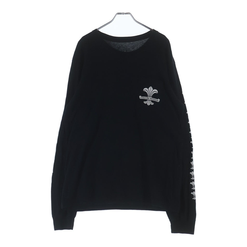 CHROME HEARTS(クロムハーツ) CH L/S バックスクロールラベル BSフレア総柄プリント 長袖Tシャツカットソー