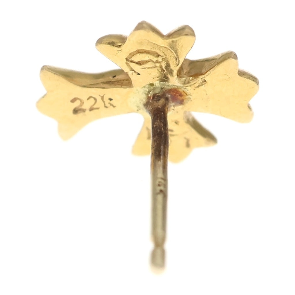 CHROME HEARTS(クロムハーツ) 22K No2 CH PLS 1DIA CHプラス スタッドピアス 1ダイヤ ゴールド BCA021
