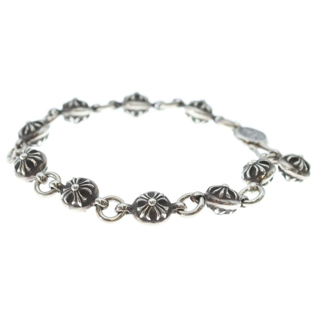 CHROME HEARTS(クロムハーツ) NO2 BALL #2クロスボールブレスレット シルバー BCA176