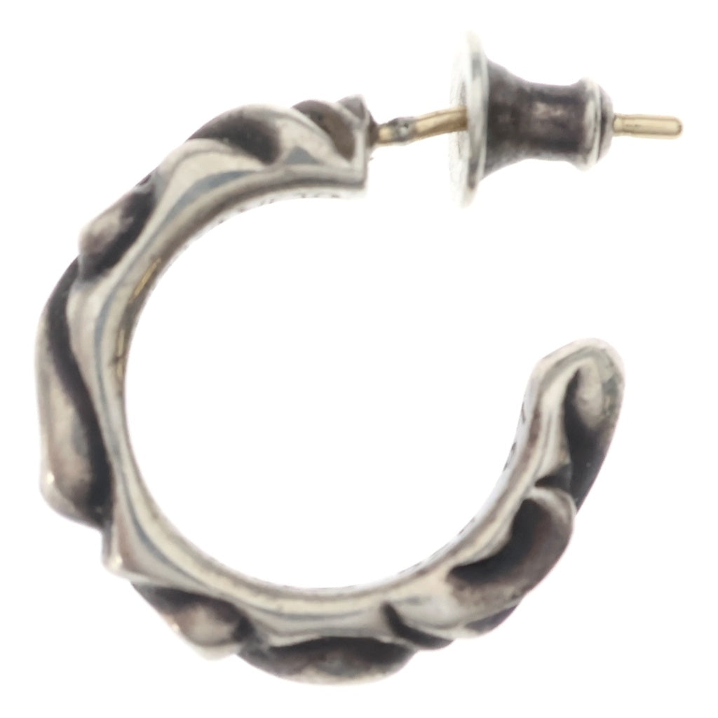 CHROME HEARTS(クロムハーツ) HOOP SCROOL スクロール フープピアス シルバー BCA102