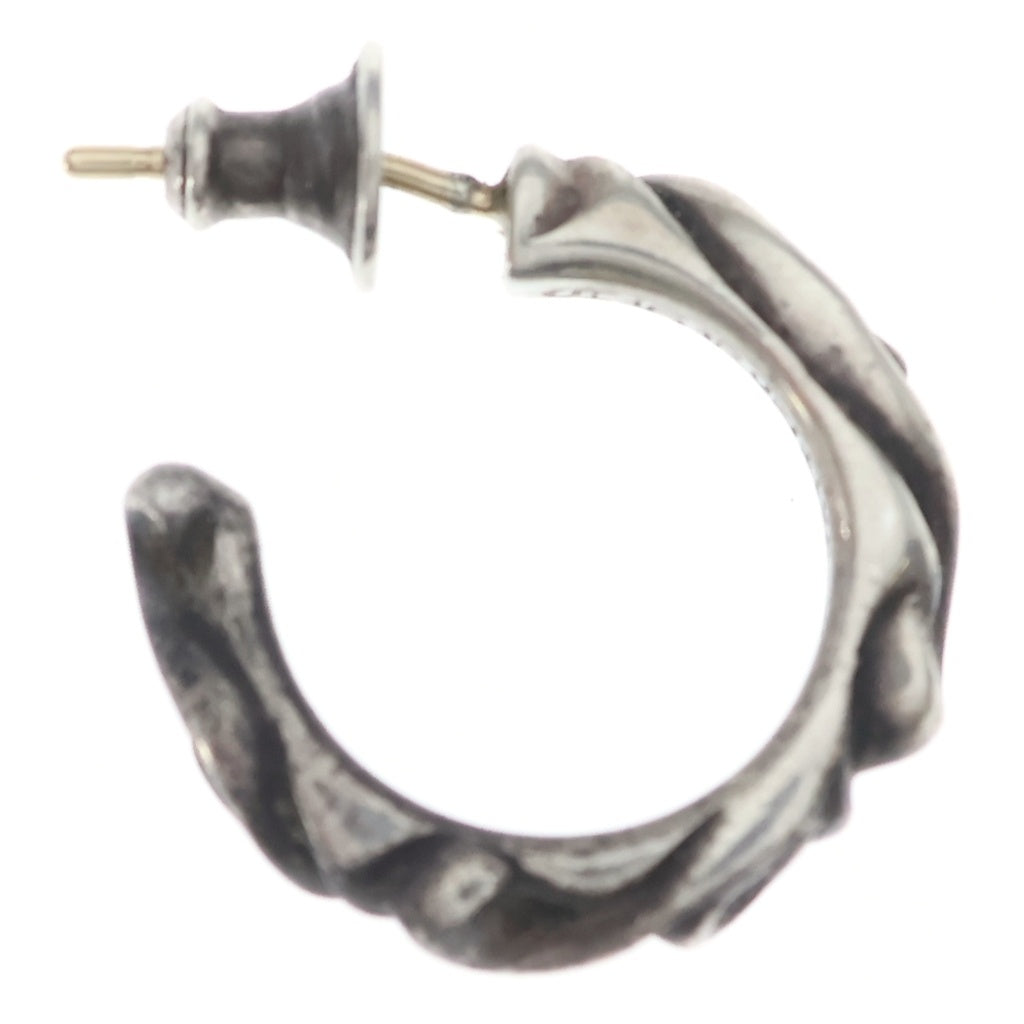 CHROME HEARTS(クロムハーツ) HOOP SCROOL スクロール フープピアス シルバー BCA102