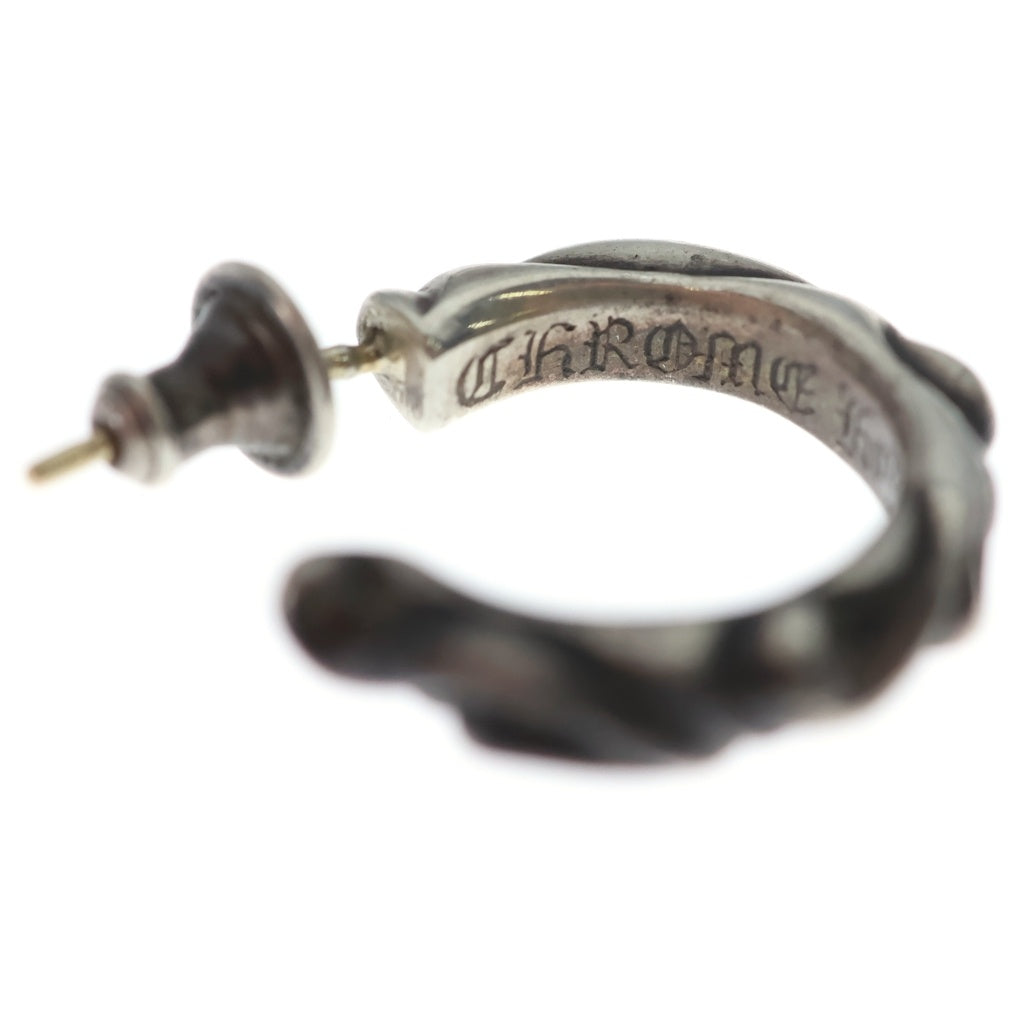 CHROME HEARTS(クロムハーツ) HOOP SCROOL スクロール フープピアス シルバー BCA102
