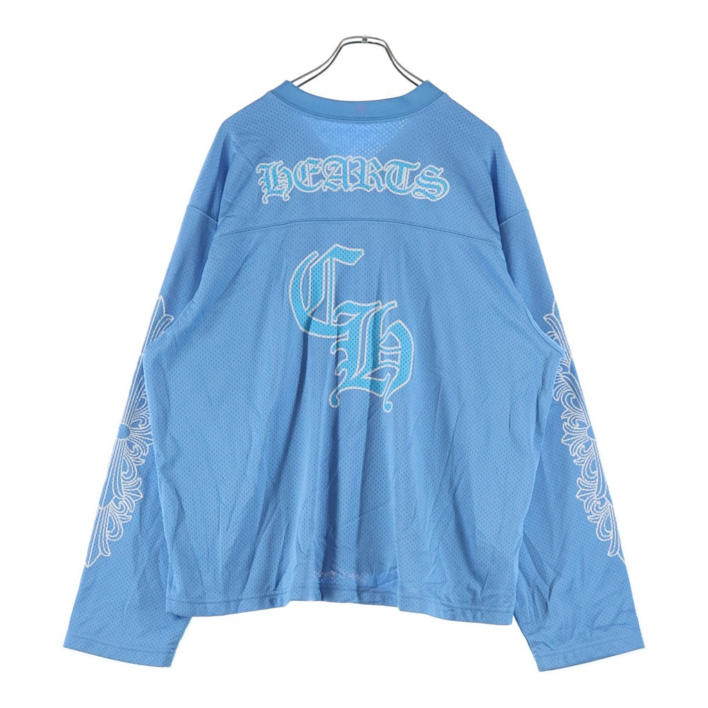 CHROME HEARTS(クロムハーツ) MESH WARM UP JERSEY CHプリントメッシュ長袖カットソー
