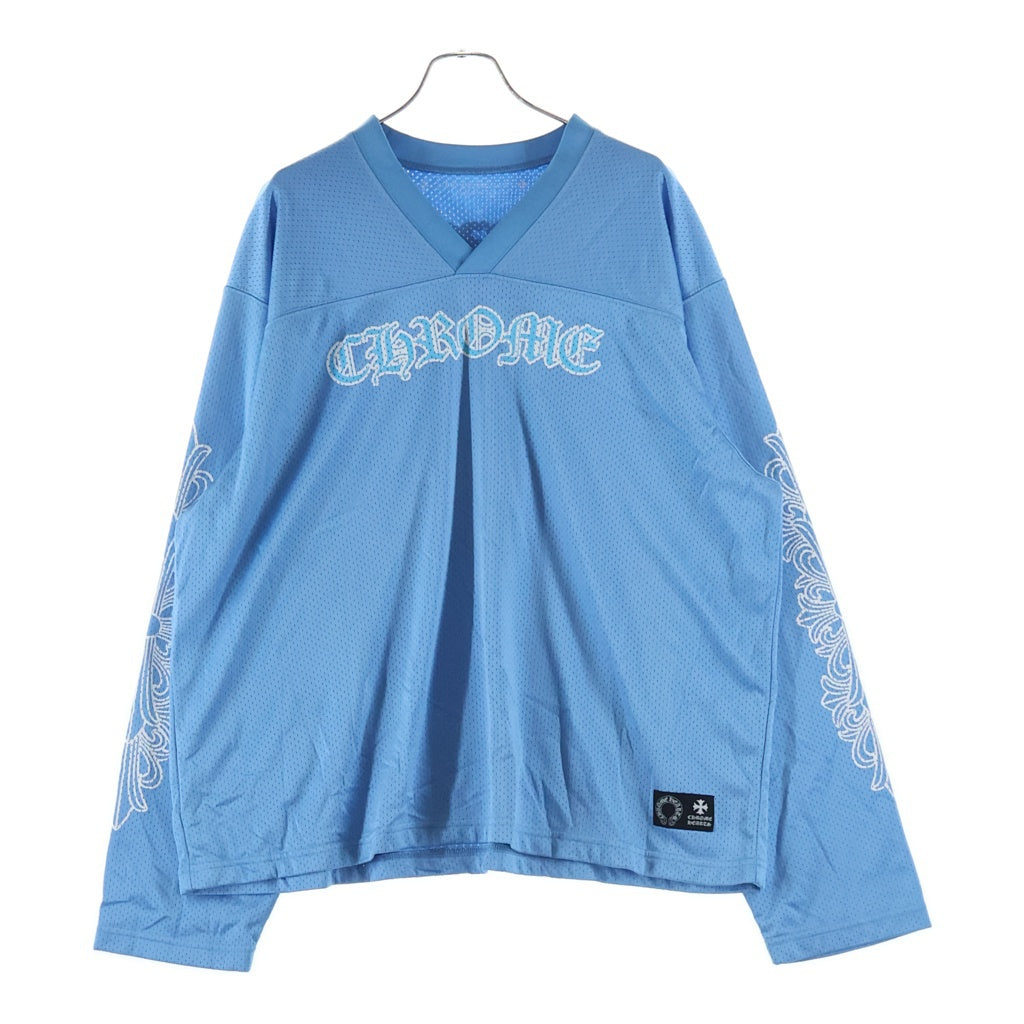 CHROME HEARTS(クロムハーツ) MESH WARM UP JERSEY CHプリントメッシュ長袖カットソー